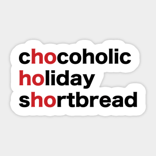 Holiday Scrabble Words - design no. 1 Sticker